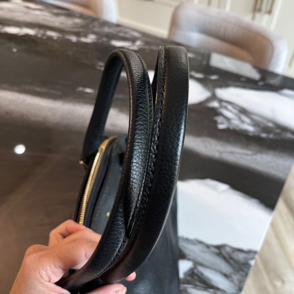 Kate Spade Pebbled Leather 3-Compartment Young Lane Anika Satchel with Gold - Picture 12 of 12